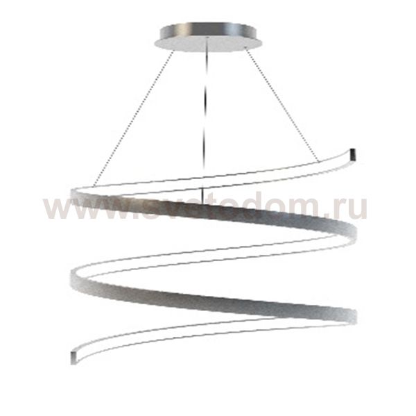 Люстра светодиодная серебристая TLES1-45-01/S/3000К Лючера