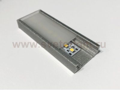 Светодиодный линейный светильник серебро TLAR1-120-01/S/3000К Лючера