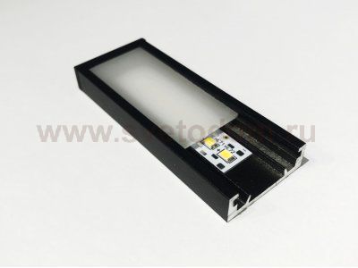 Подвесной профильный светильник черный TLCI1-120-01/B/3000К Лючера