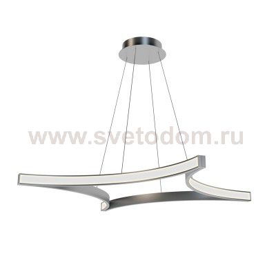 Люстра светодиодная серебристая TLRO1-70-01/S/4000К Лючера