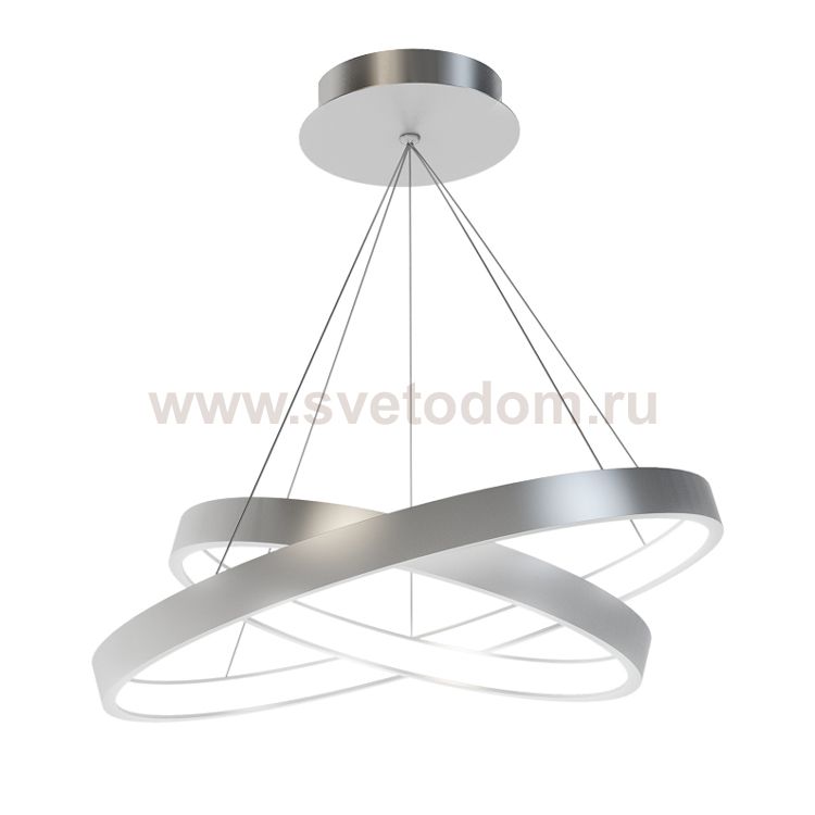 Люстра светодиодная серая TLRU2-30/40-01/Gr/4000К Лючера