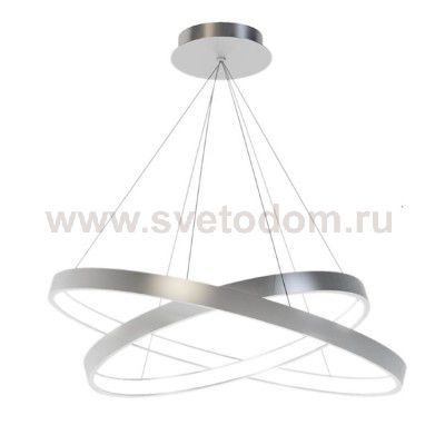 Люстра светодиодная серая TLRU2-40/50-01/Gr/3000К Лючера