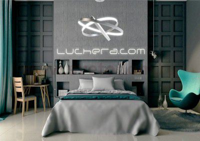 Люстра светодиодная серебристая TLRU3-30/40/50-01/S/4000К Лючера