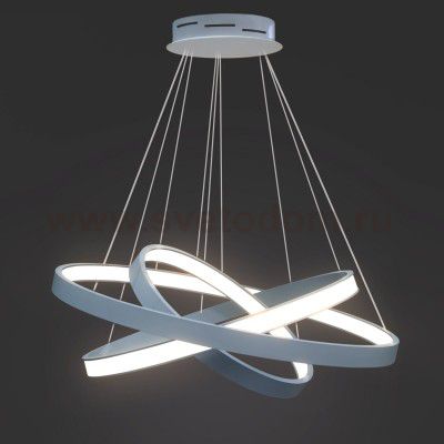 Люстра светодиодная серебристая TLRU3-30/40/50-01/S/4000К Лючера