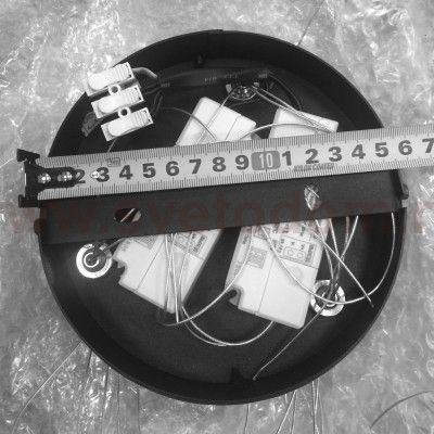 Люстра светодиодная серебристая TLRU3-30/40/50-01/S/4000К Лючера