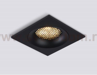 Светильник встраиваемый Ambrella TN102729 BK черный GU5.3 92*92*23