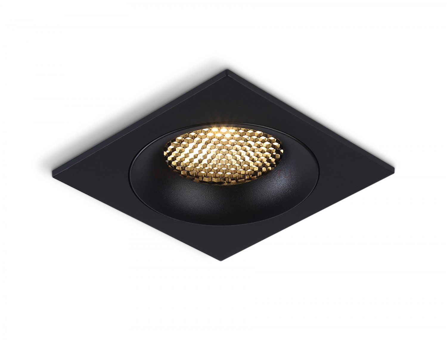 Светильник встраиваемый Ambrella TN102729 BK черный GU5.3 92*92*23