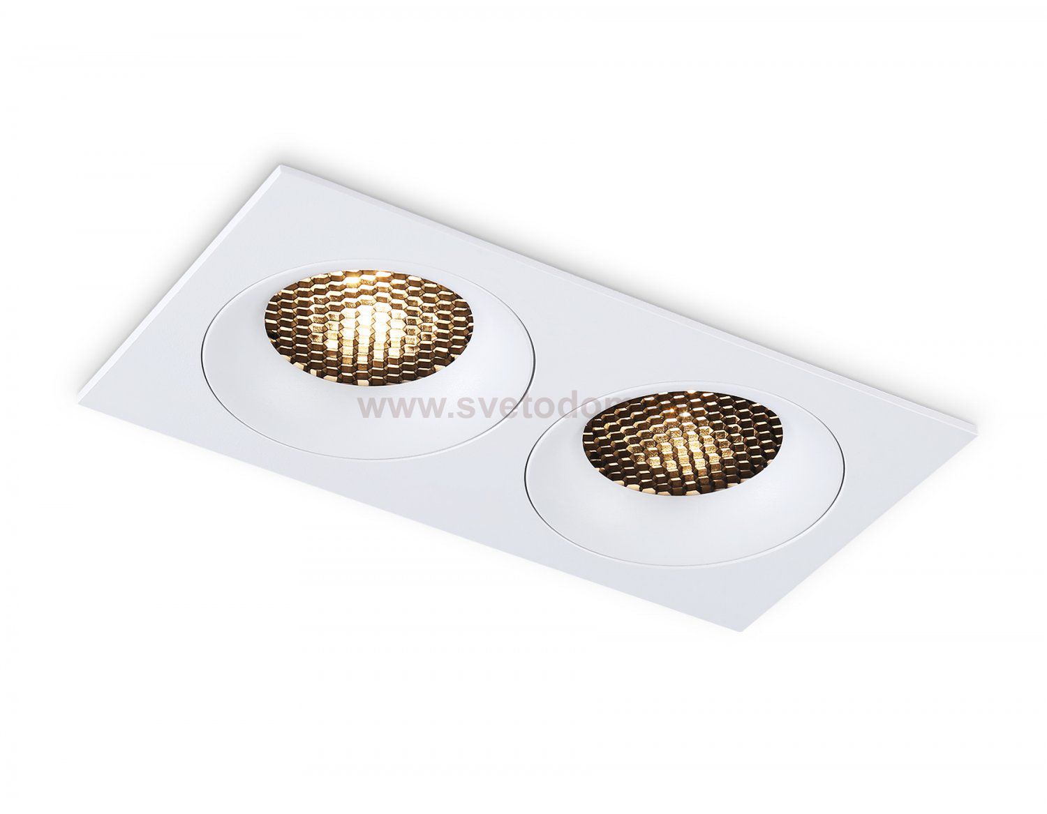 Светильник встраиваемый Ambrella TN102731/2 WH белый GU5.3 175*92*23