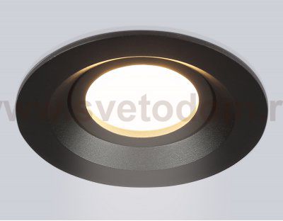 TN102742 BK черный IP20 GU5.3 D95*25