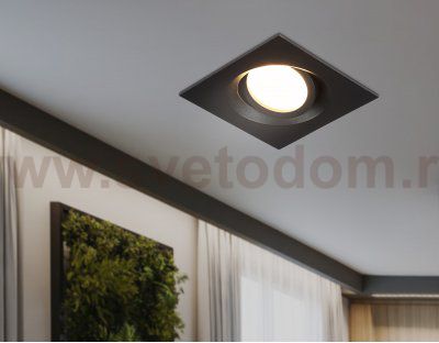 TN102744 BK черный IP20 GU5.3 95*95*25