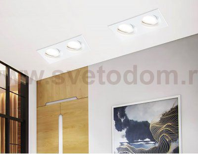 TN102759/2 WH белый IP20 GU5.3/2 200*100*32