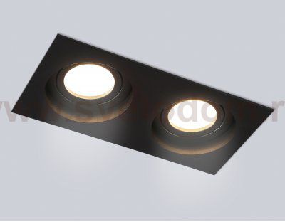 TN102760/2 BK черный IP20 GU5.3/2 200*100*32