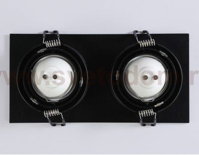 TN102760/2 BK черный IP20 GU5.3/2 200*100*32