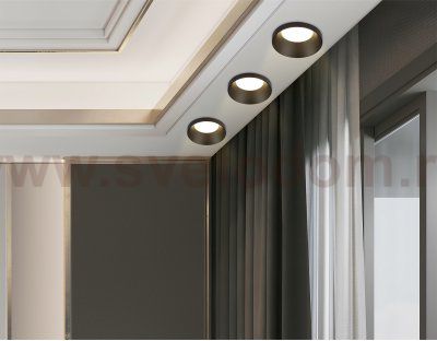 TN102802 BK черный GU5.3 D71*34