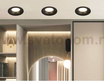 TN102809 BK черный GU5.3 D90*35