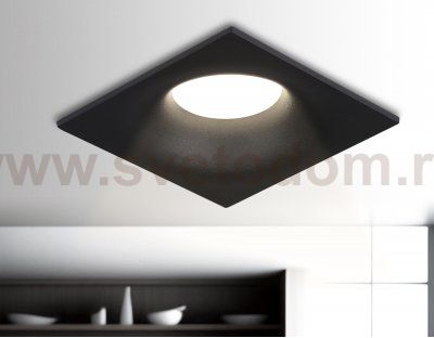 TN102812 BK черный GU5.3 85*85*35