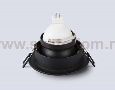 TN102824 BK/BK черный/черный GU5.3 D92*50