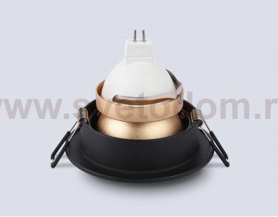 TN102825 BK/GD черный/золото GU5.3 D92*50