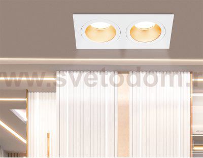 TN102831/2 WH/GD белый/золото GU5.3/2 178*93*50