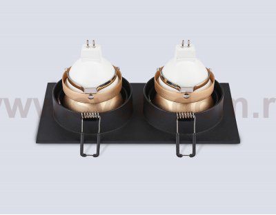 TN102833/2 BK/GD черный/золото GU5.3/2 178*93*50