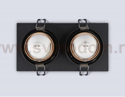 TN102833/2 BK/GD черный/золото GU5.3/2 178*93*50