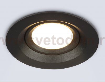 TN1142 BK черный IP44 GU5.3 D95*38