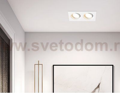 TN1145/2 WH белый IP44 GU5.3/2 180*95*38