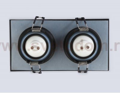 TN1146/2 BK черный IP44 GU5.3/2 180*95*38