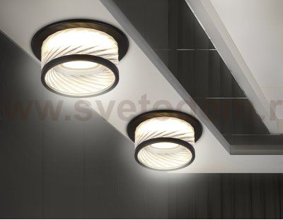 Встраиваемый светильник из стекла Ambrella TN1252 TN