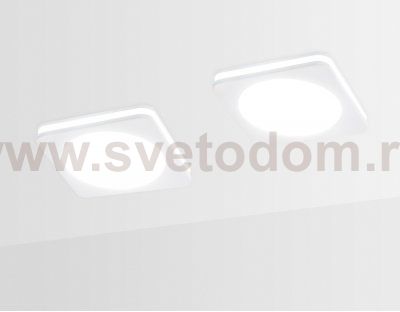 Светильник точечный Ambrella TN141 WH белый LED 4200K 7W 85*85*30 TECHNO SPOT