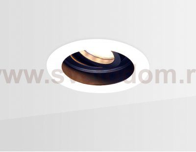 Светильник точечный Ambrella TN176 WH/BK белый/черный GU5.3 D100*40 TECHNO SPOT