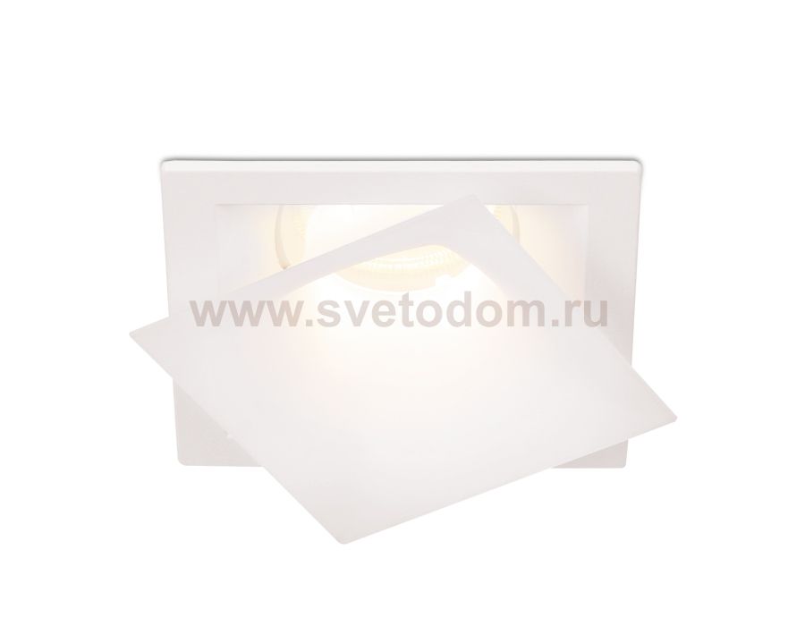 Светильник точечный Ambrella TN188 WH/S белый/песок GU5.3 80*80*50 TECHNO SPOT