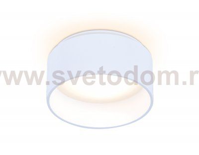 Светильник точечный Ambrella TN190 WH/S белый/песок GU5.3 D80*60 TECHNO SPOT