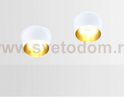 Светильник точечный Ambrella TN201 WH/GD белый/золото GU5.3 D68*55 TECHNO SPOT