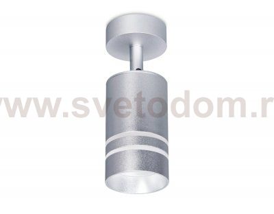 Светильник точечный Ambrella TN246 SL/S серебро/песок LED 4200K 5W D60*100 TECHNO SPOT