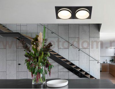 TN30712/2 BK черный GU5.3/2 182*92*36