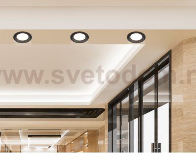 TN51802 BK черный GX53 max 15W D110*23