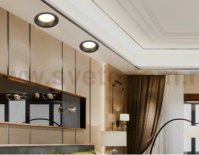 TN51811 BK черный GX53 max 15W D105*36