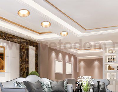 TN51815 GD золото GX53 max 15W D105*36