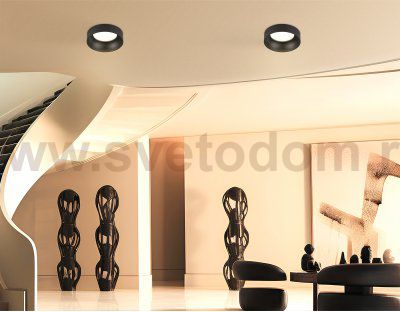 TN51817 BK черный IP20 GX53 D100*63