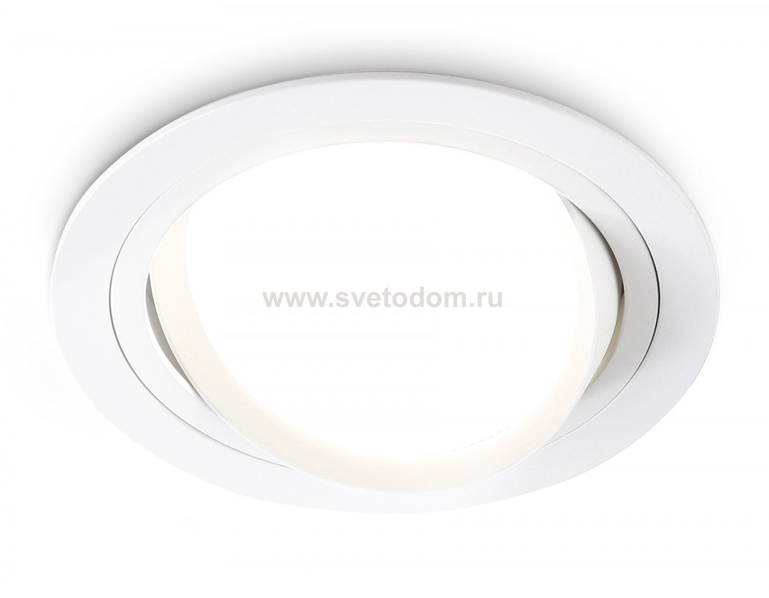 Встраиваемый поворотный точечный светильник GX53 Ambrella TN51911 WH белый GX53 max 12W D115*23