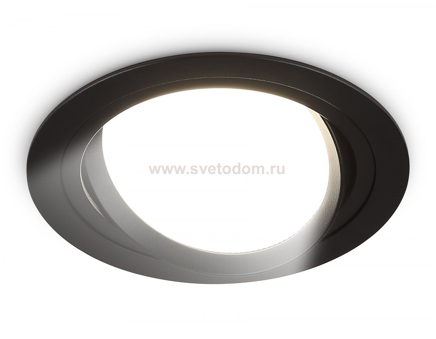 Встраиваемый поворотный точечный светильник GX53 Ambrella TN51913 BK черный GX53 max 12W D115*23