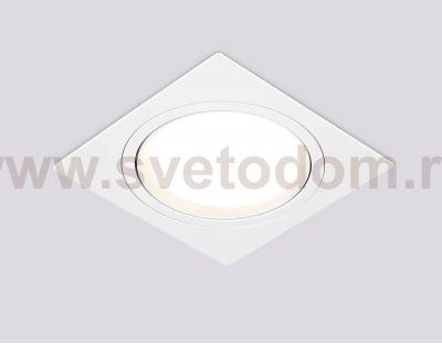 Встраиваемый поворотный точечный светильник GX53 Ambrella TN51915 WH белый GX53 max 12W 115*115*23