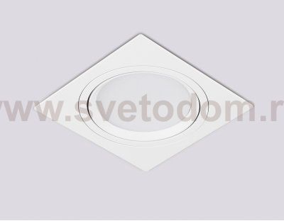 Встраиваемый поворотный точечный светильник GX53 Ambrella TN51915 WH белый GX53 max 12W 115*115*23