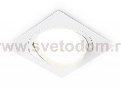 Встраиваемый поворотный точечный светильник GX53 Ambrella TN51915 WH белый GX53 max 12W 115*115*23