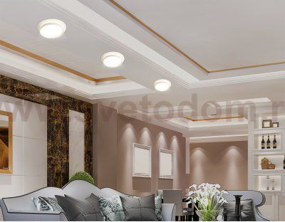 TN5214 WH белый GX53 max 15W D105*40