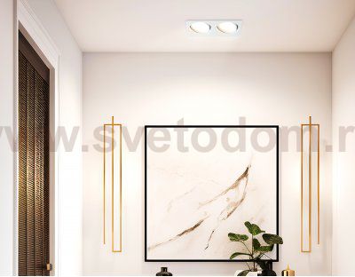 TN52234/2 WH белый IP20 GX53/2 220*110*44