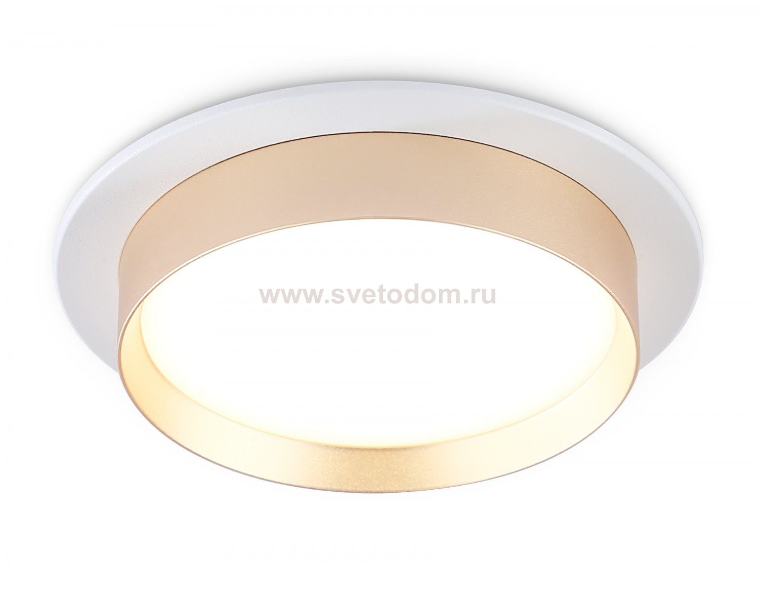 Светильник встраиваемый Ambrella TN5226 WH/GD белый/золото GX53 max 12W D110*35