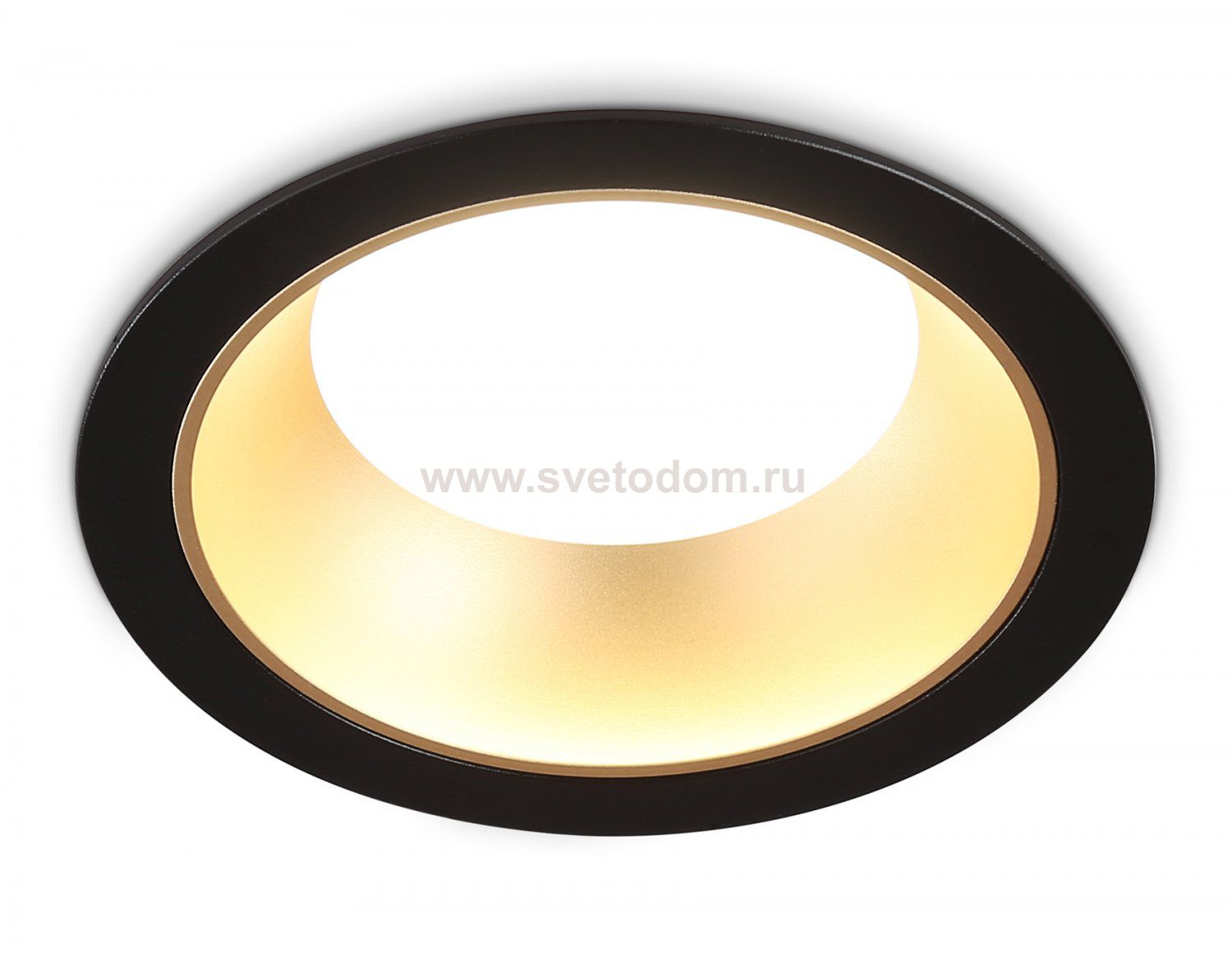 Встраиваемый светильник GX53 Ambrella TN52334 SBK/SGD черный песок/золото песок GX53 max 12W D115*25