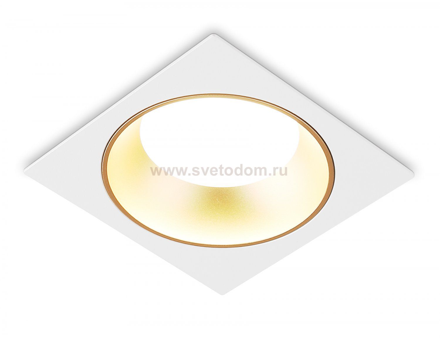 Встраиваемый светильник GX53 Ambrella TN52338 SWH/SGD белый песок/золото песок GX53 max 12W 115*115*25